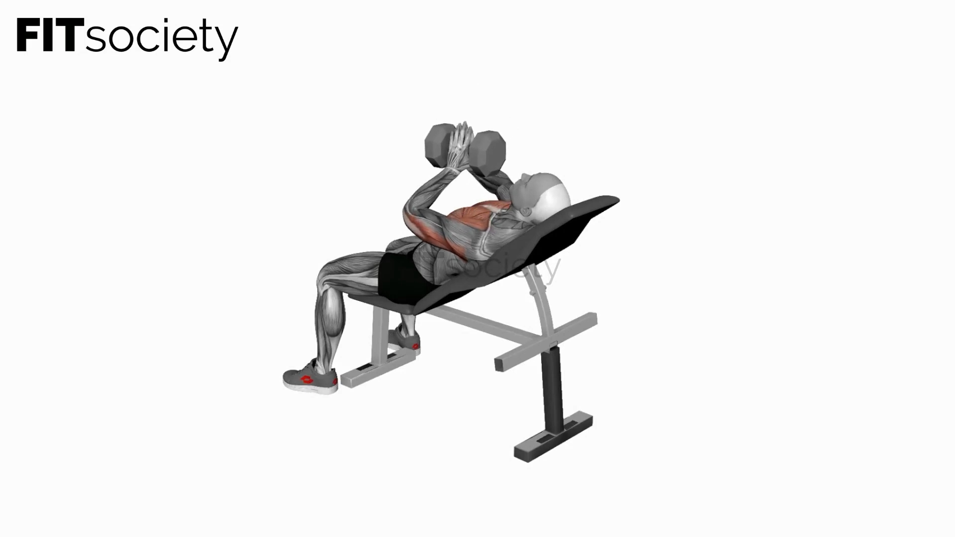 Dumbbell Incline Svend Close-Grip Press