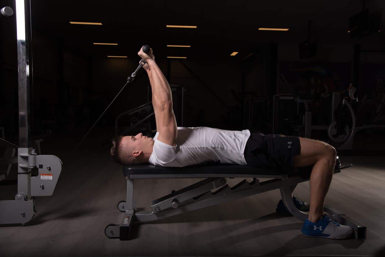Cable Lying Triceps Extension