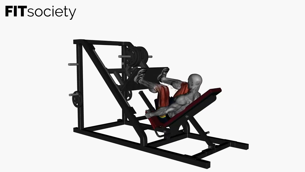 Incline 45-Degree Leg Press Machine