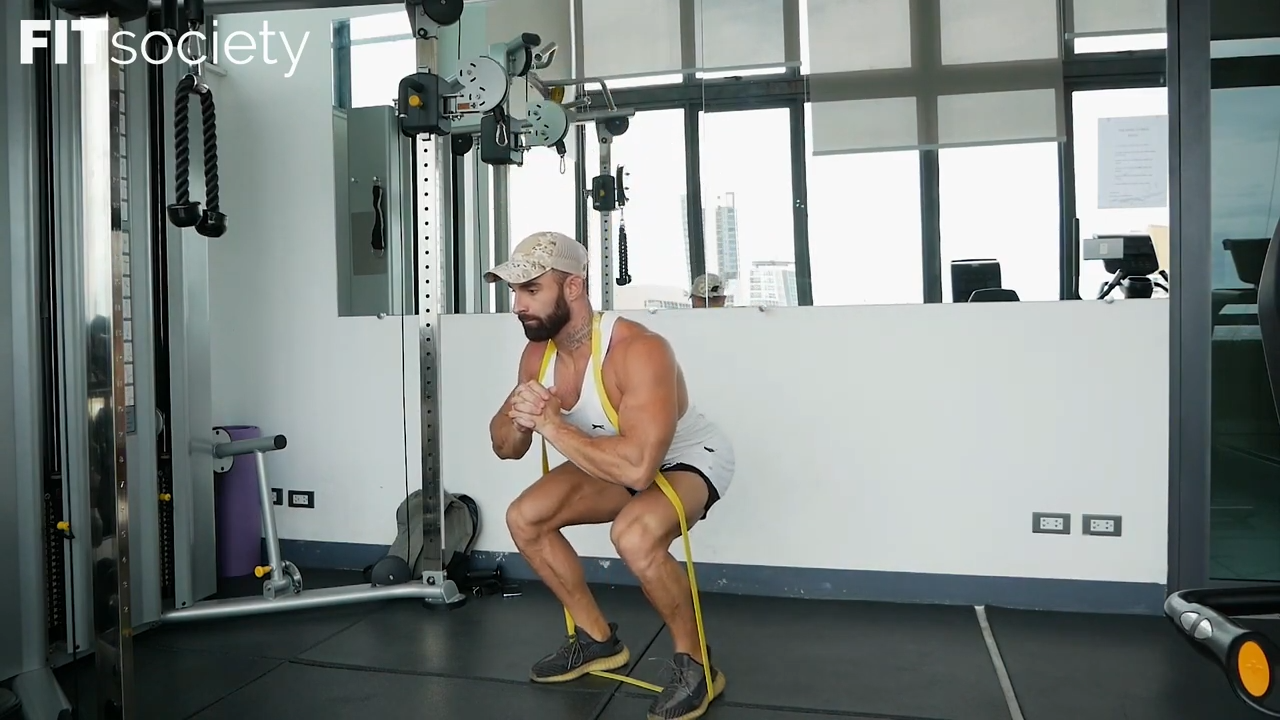 Resistance Band Squats