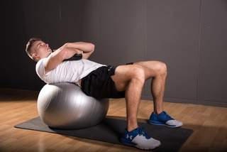 Weighted Crunch on Stability Ball