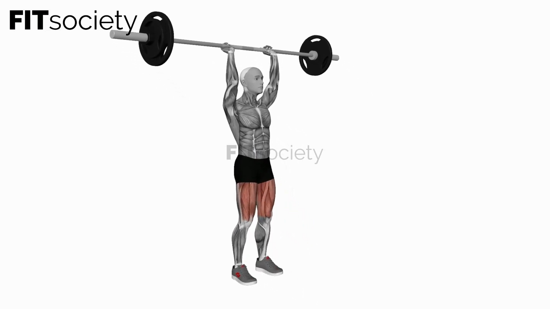 Barbell Overhead Lunges