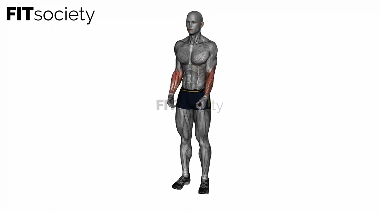 Side Wrist Pull Stretch