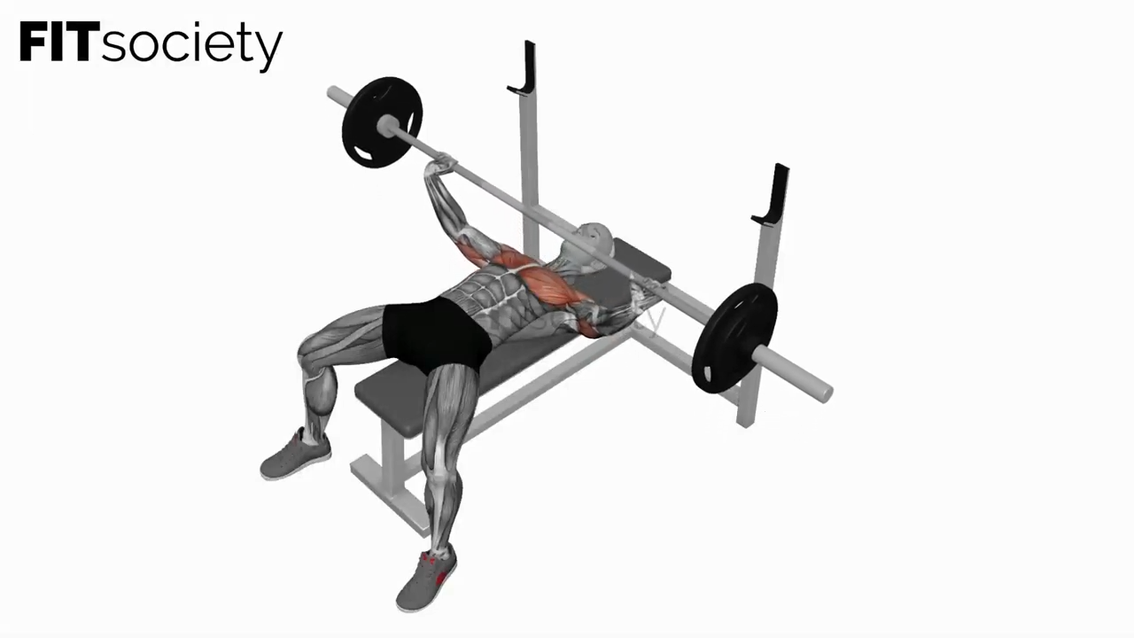 Barbell Wide-Grip Bench Press
