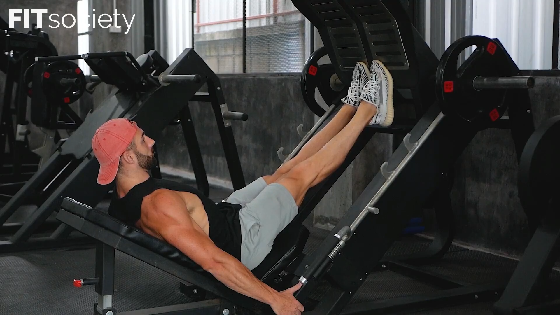 Calf Press On The Leg Press Machine