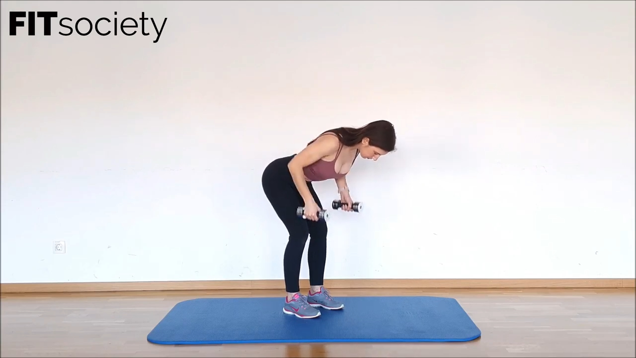 Dumbbell Bend Over Row