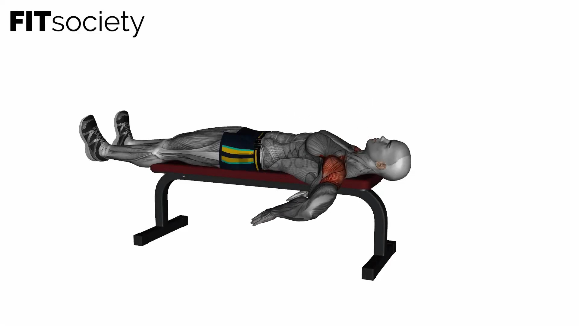 Lying Bench Internal Rotation Stretch