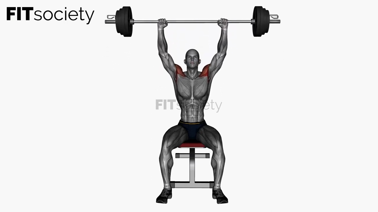 Seated Barbell Military Press