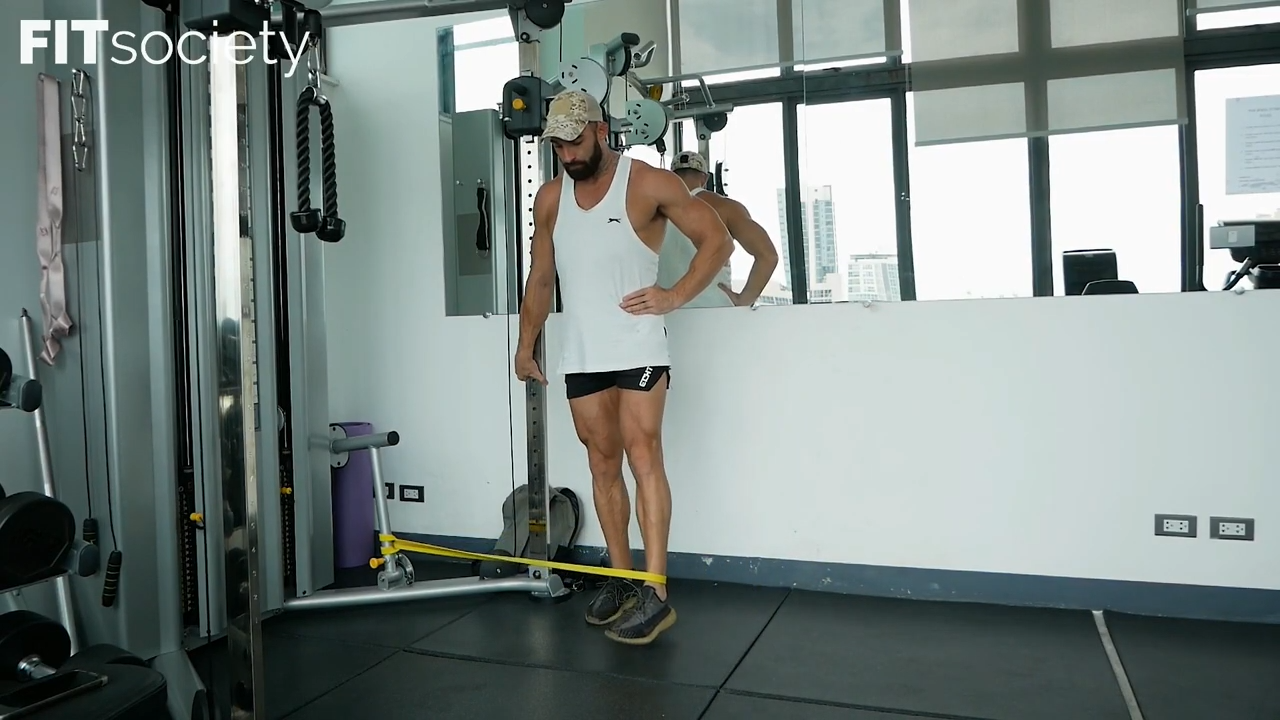 Resistance Band Hip Abduction